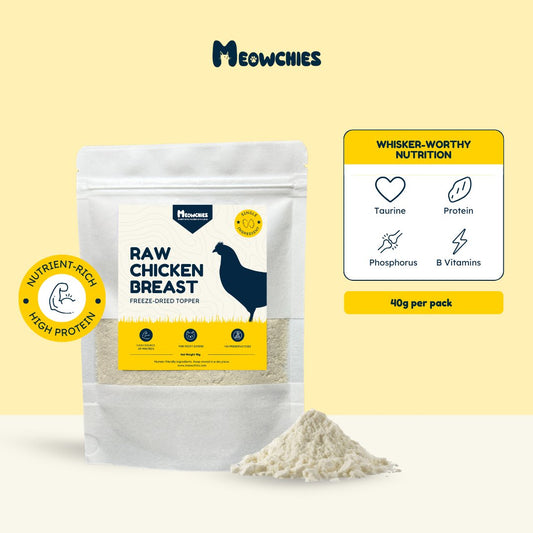 Raw Chicken Breast Meal Topper - meowchies